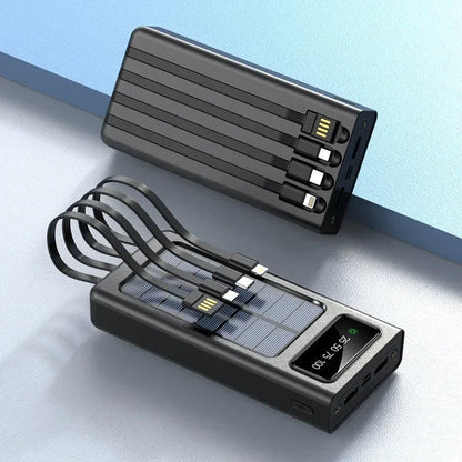 20000mAh Solar Power Bank with Fast Charging and Dual USB Ports ryshop