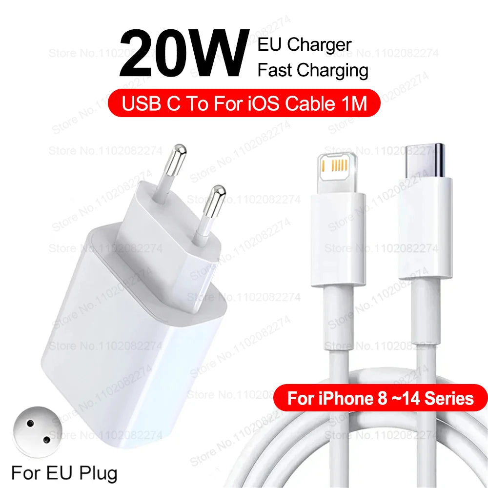 GRATUIT 40W Fast Charger for iPhone Pro Max Series ryshop