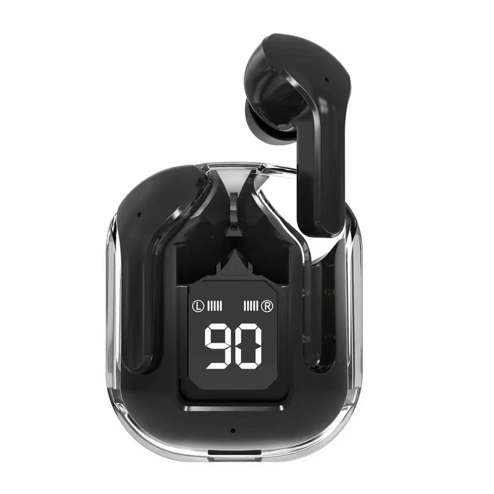 Bluetooth-Compatible Noise Canceling Translucent Earphones ryshop