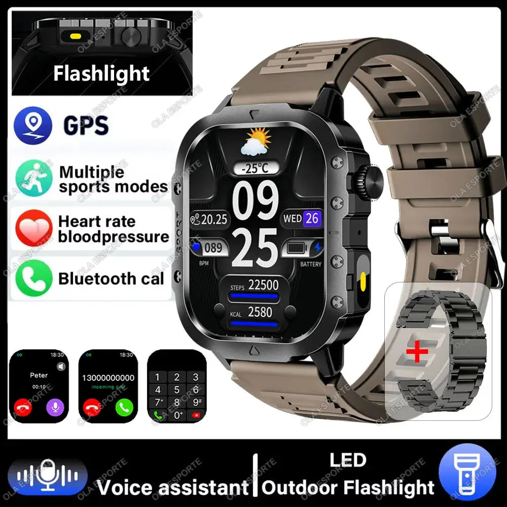 2025 Smartwatch Men Bluetooth Call Health Monitor ryshop
