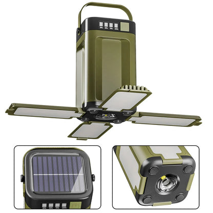 Rechargeable Lantern Power Bank - Solar Camping Lantern & LED Flashlight ryshop