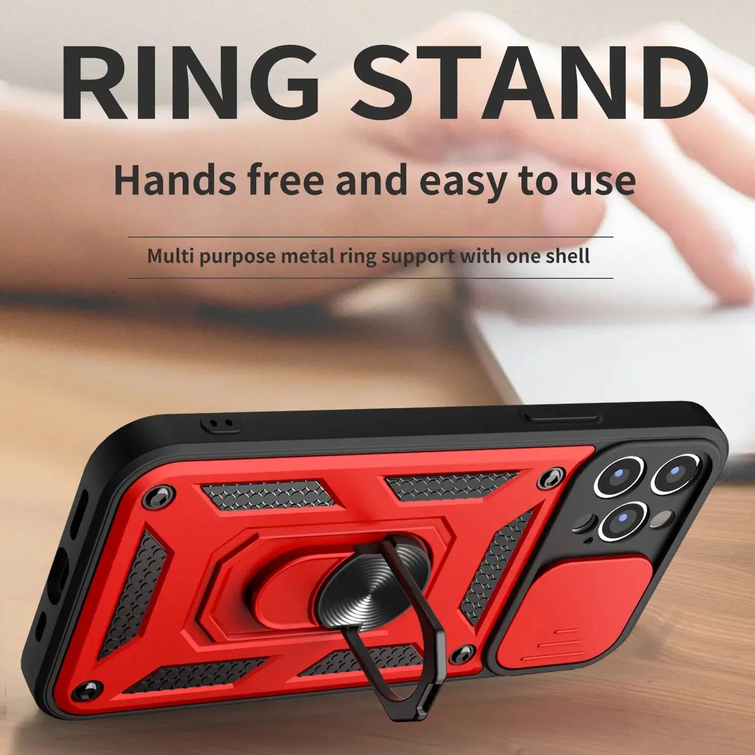 Military Grade Bumpers Ring Cover for iPhone 16 17 15 14 13 12 11 Pro Max Mini Plus Air ryshop