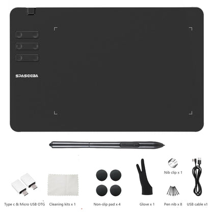 SPASEEBA T605 Graphics Tablet for Drawing, Painting, and Gaming OSU ryshop