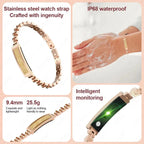 LIGE 2025 New Fashion Smartwatch For Women Heart Rate Blood Oxygen Sleep Sports IP68 Waterproof Smart Bracelet For Android IOS ryshop