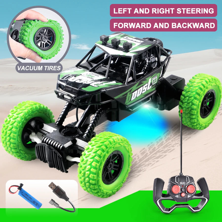 Colorful Flashing Lights Remote Control Car ryshop