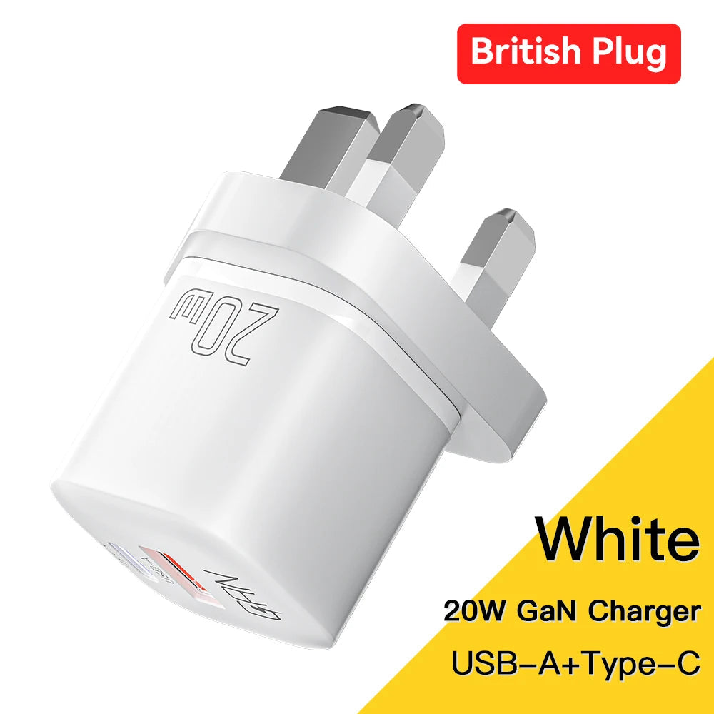 Essager 20W GaN USB Type C Charger - Fast Charge for Phones and Tablets ryshop