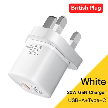 Essager 20W GaN USB Type C Charger - Fast Charge for Phones and Tablets ryshop