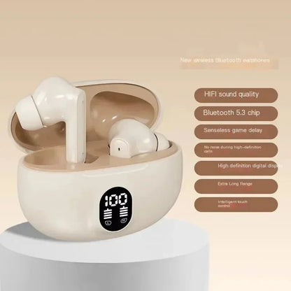 VYOPB Bluetooth 5.3 ENC Wireless Earbuds with LED Display ryshop