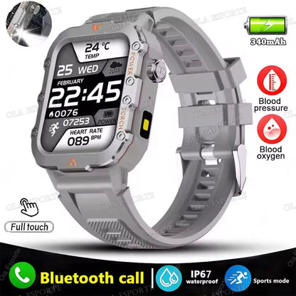 Outdoor Sports Smartwatch 2025 - HD Screen & LED Flashlight ryshop