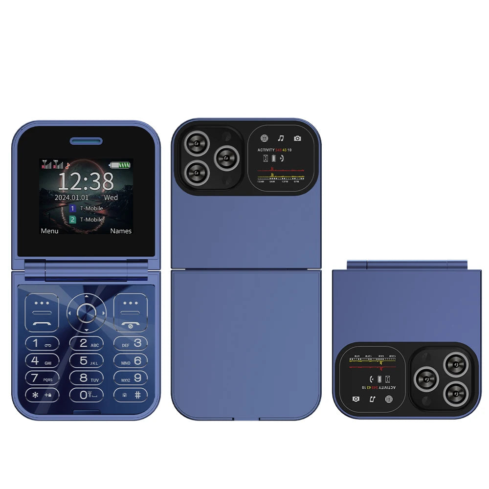 SERVO F15 Mini Small Foldable Mobile Phone ryshop