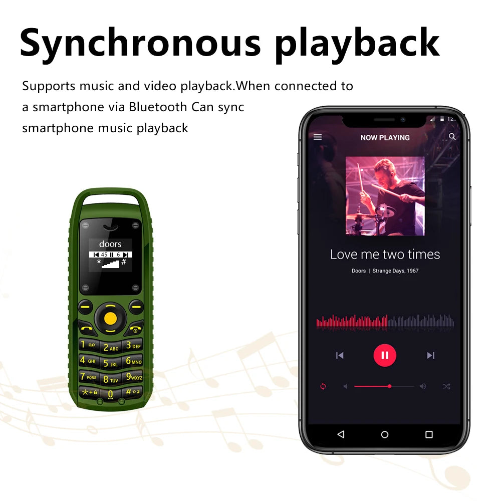 Ultra Small Spare Mobile Phone Bluetooth Dial ryshop