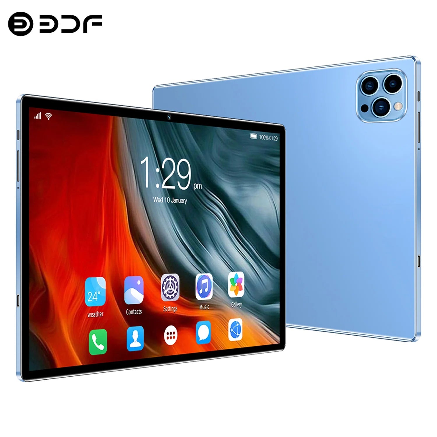 BDF 10.1 Inch Android Tablet PC - Octa Core, Dual SIM, 3G Calling ryshop