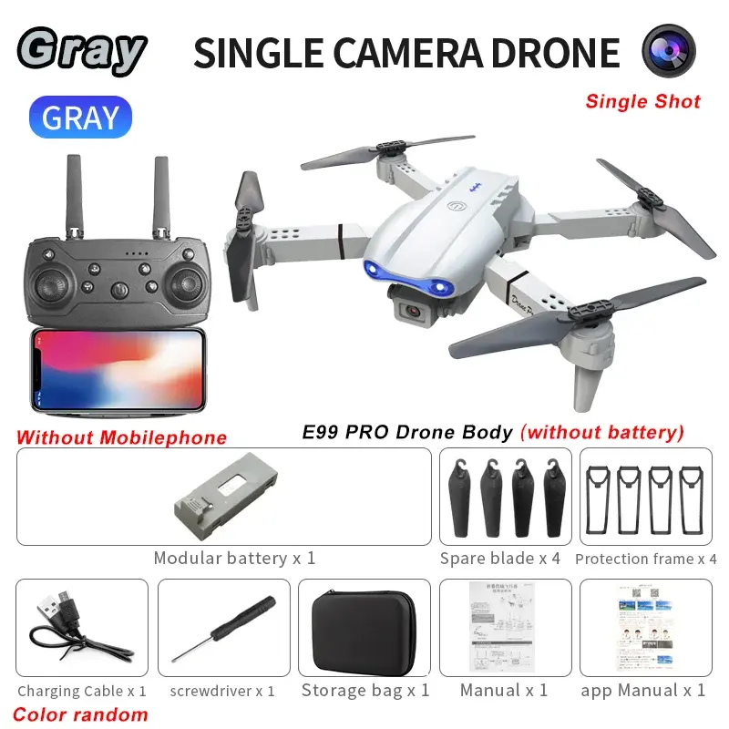 2024 E99Pro RC Drone 4K Professional with 1080P HD Camera ryshop