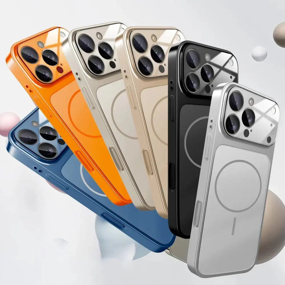 Original Glass Nano Matte Case for iPhone 17 Air, 16, 15, 14, 13 Pro Max, 17Pro ryshop