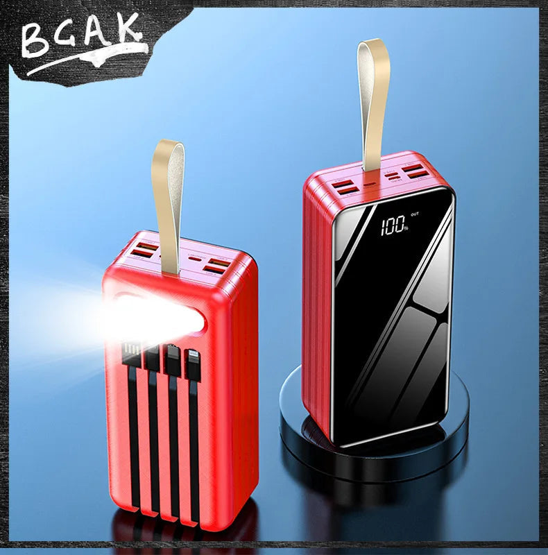 BCAK 80000mAh Large-capacity Charging Treasure Power Bank ryshop