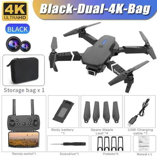 XMSJ Professional Drone E88 4K HD Camera RC Quadrotor ryshop