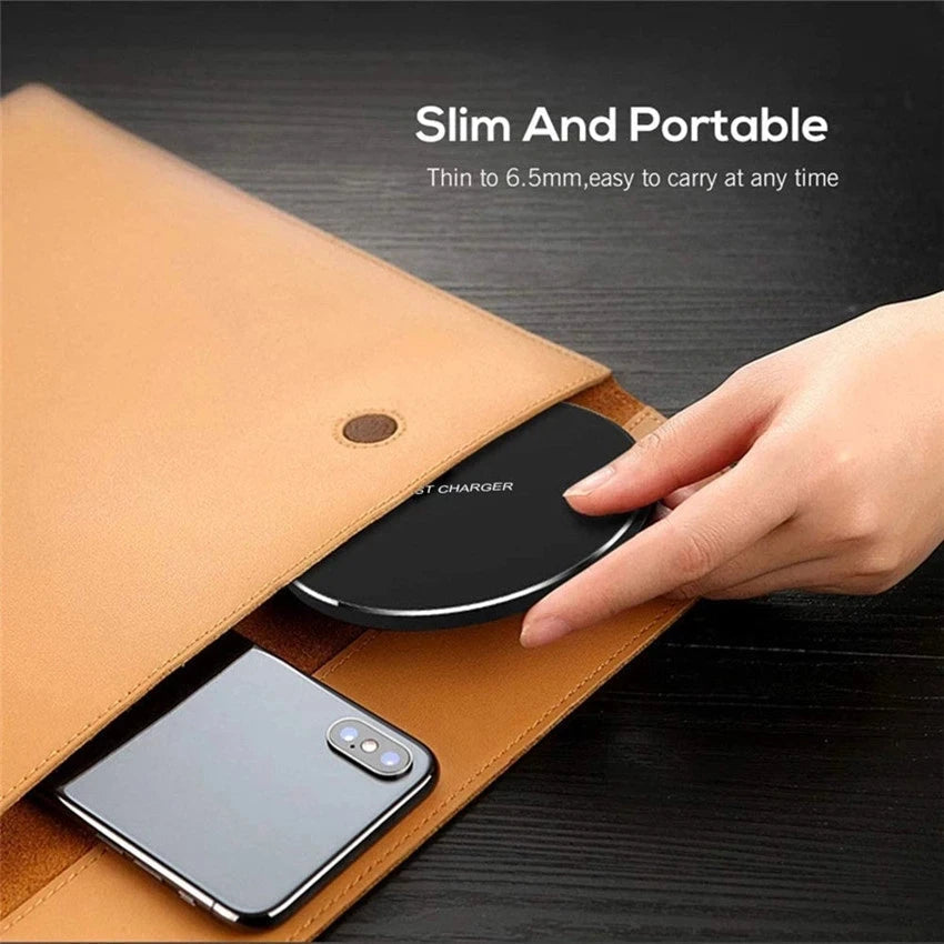 100W Fast Wireless Charger Pad for iPhone and Samsung Devices ryshop