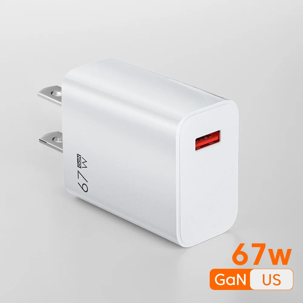 GaN 67W USB Fast Charger Power Adapter ryshop