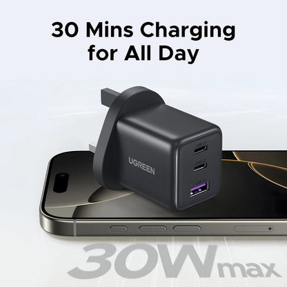 UGREEN 20W 30W GaN Mini PD 3.0 USB C Charger ryshop