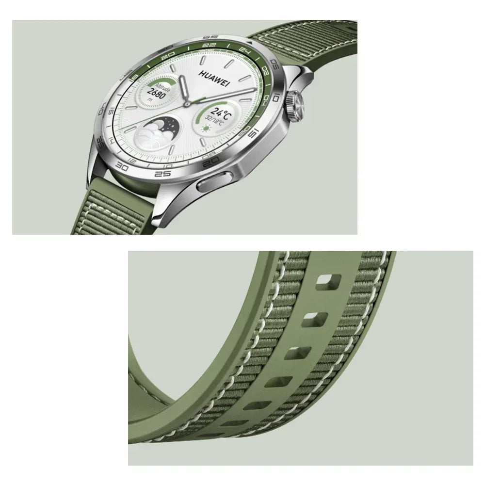 22mm Woven Braid Belt Official Strap for Huawei Watch GT4 and GT3 Pro ryshop