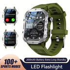 LAXASFIT 2025 Rugged Military Smart Watch for Men ryshop