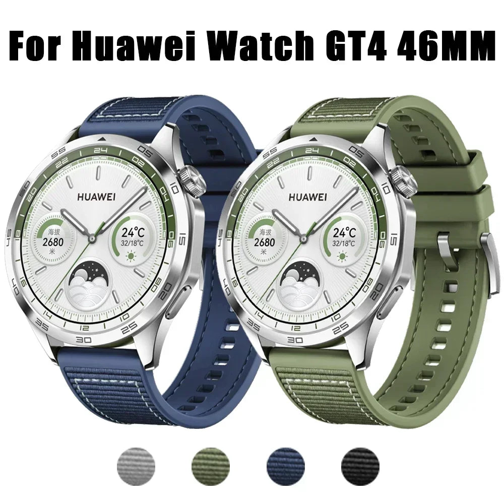 22mm Woven Braid Belt Official Strap for Huawei Watch GT4 and GT3 Pro ryshop