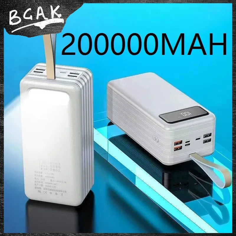 BCAK 80000mAh Large-capacity Charging Treasure Power Bank ryshop