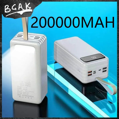 BCAK 80000mAh Large-capacity Charging Treasure Power Bank ryshop