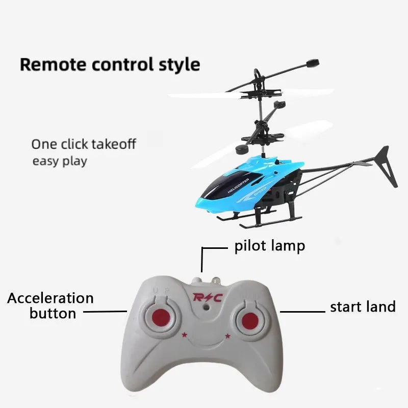 Rechargeable Mini RC Drone - Remote Safe Fall-resistant Helicopter for Children ryshop