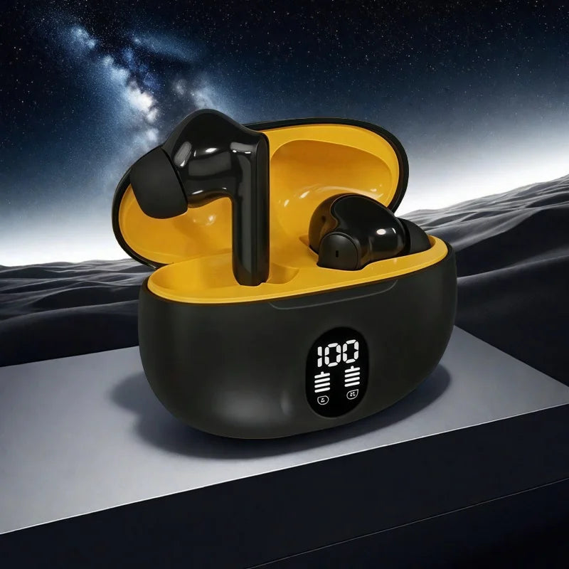 VYOPB Bluetooth 5.3 ENC Wireless Earbuds with LED Display ryshop