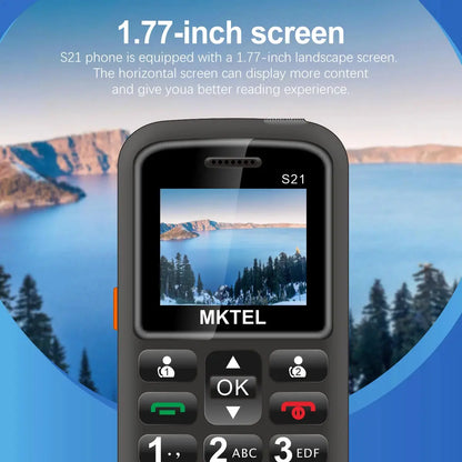 MKTEL S21 Feature Phone - Dual SIM with 800mAh Battery ryshop