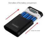 HAWEEL DIY 4X 18650 Battery Power Bank Shell Box ryshop