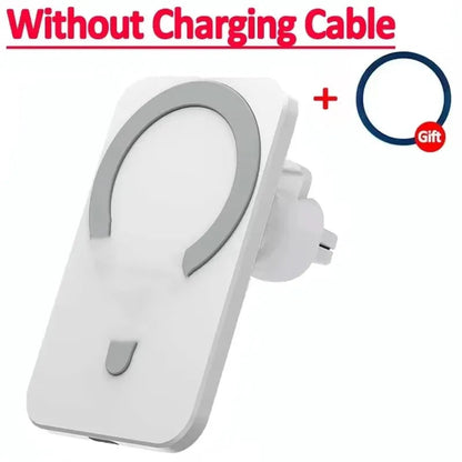 Magnetic Wireless Charger Car Phone Holder for iPhone 15, 14, 13, 12 Pro Max & More ryshop