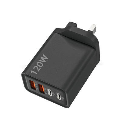 120W 4 Port USB Type C Charger - Fast Charging Adapter for All Devices ryshop