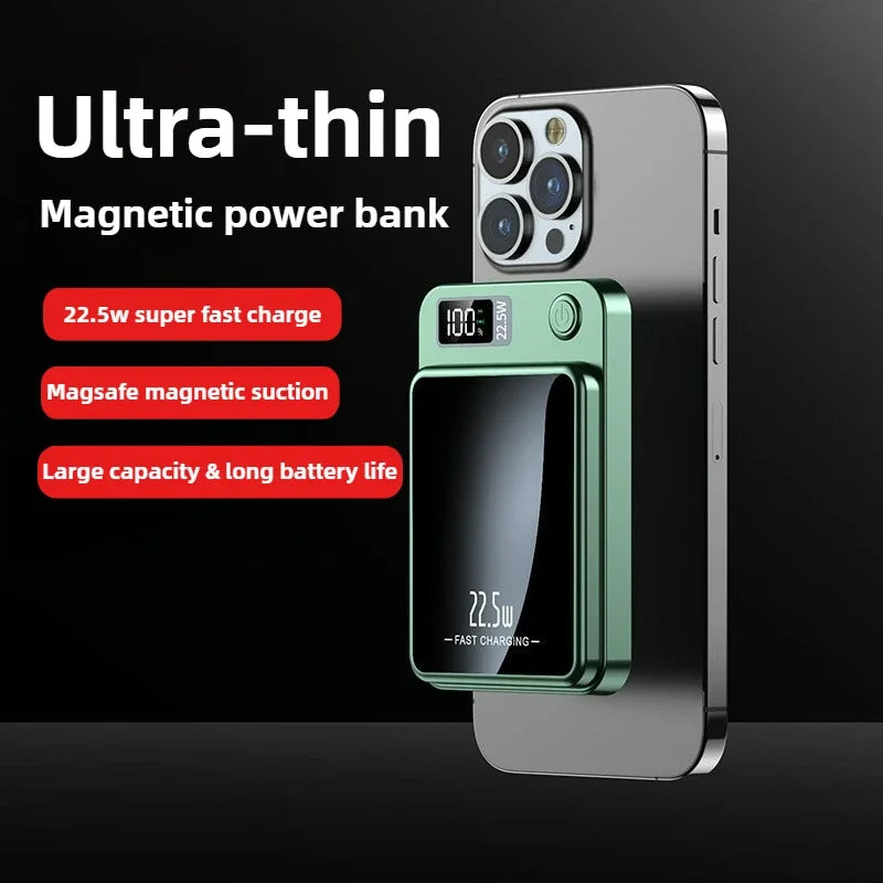 BMAD 20000mAh Magnetic Wireless Power Bank with PD22.5W Fast Charging ryshop