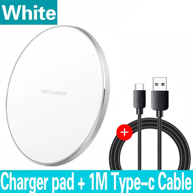 100W Fast Wireless Charger Pad for iPhone and Samsung Devices ryshop