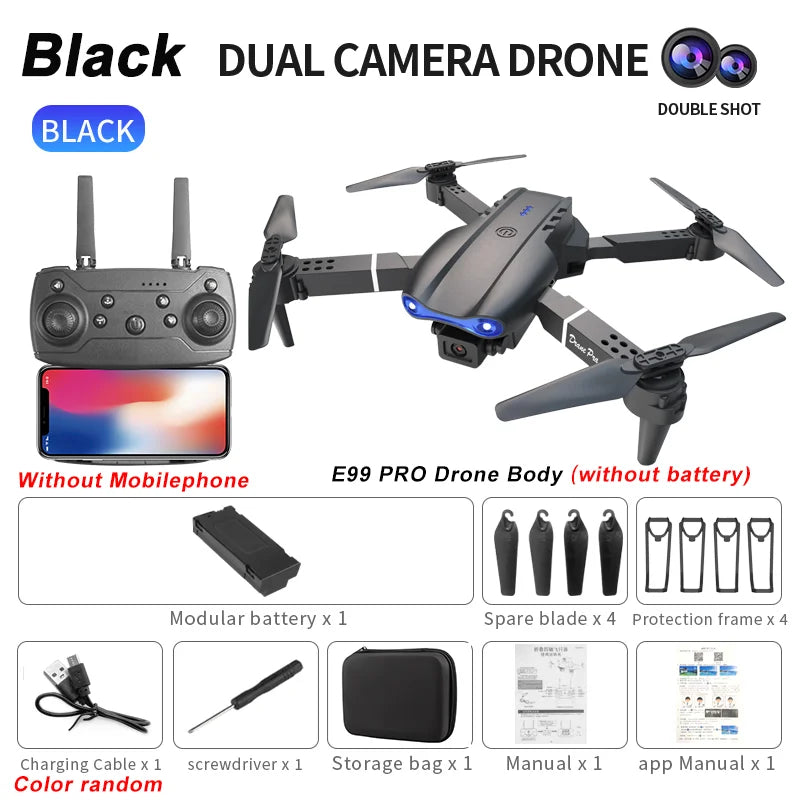 2024 E99Pro RC Drone 4K Professional with 1080P HD Camera ryshop