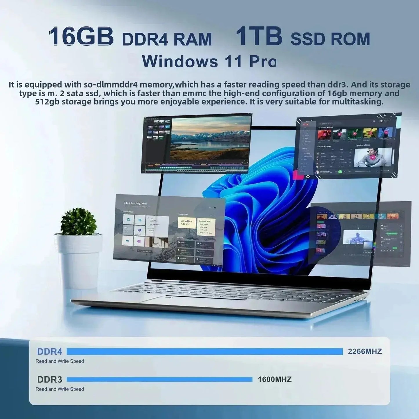 CARBAYTA GL160 Face ID Intel Notebook N95 Graphics UHD 16" Laptop ryshop