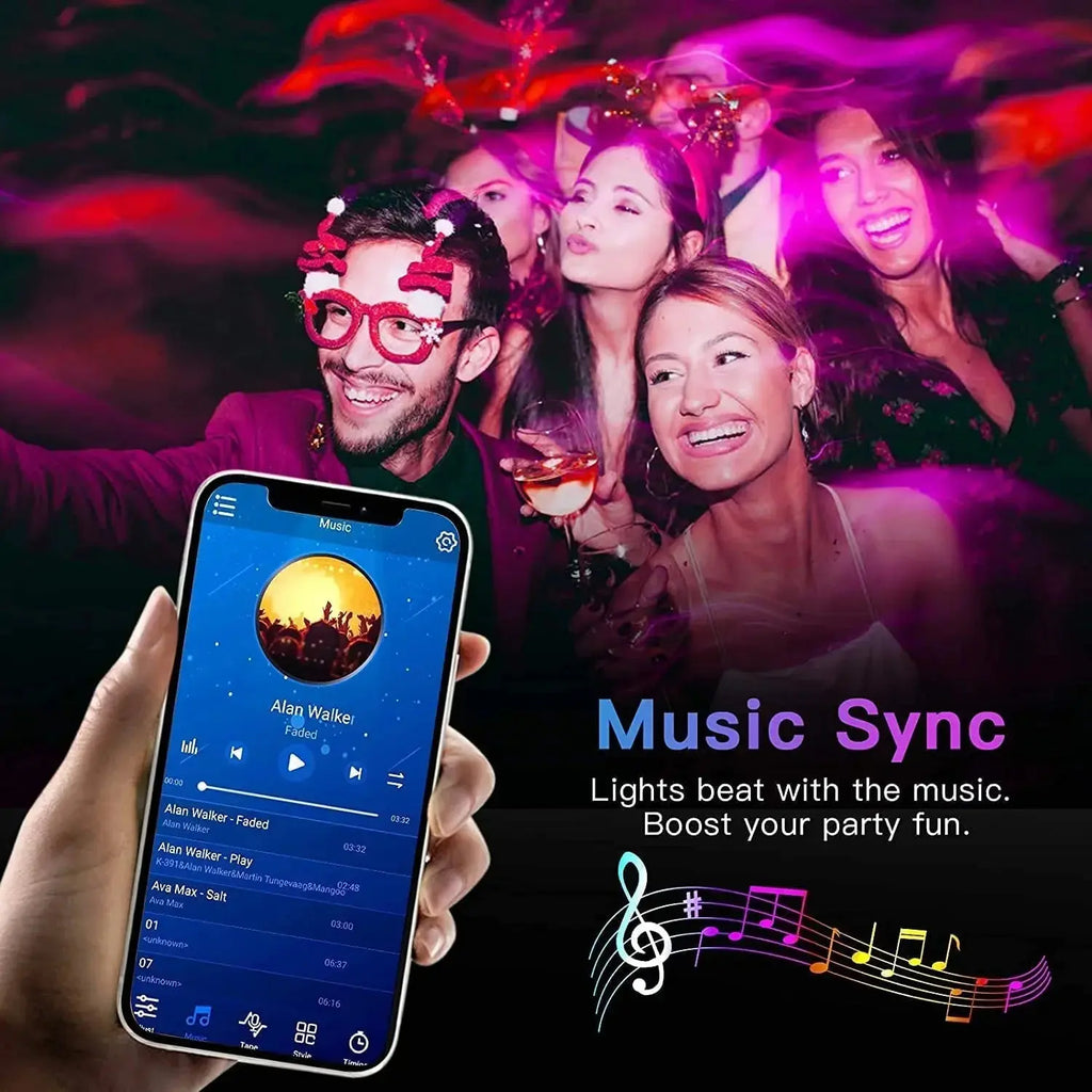 Bluetooth LED Strip Lights Smart SMD 5050 ryshop