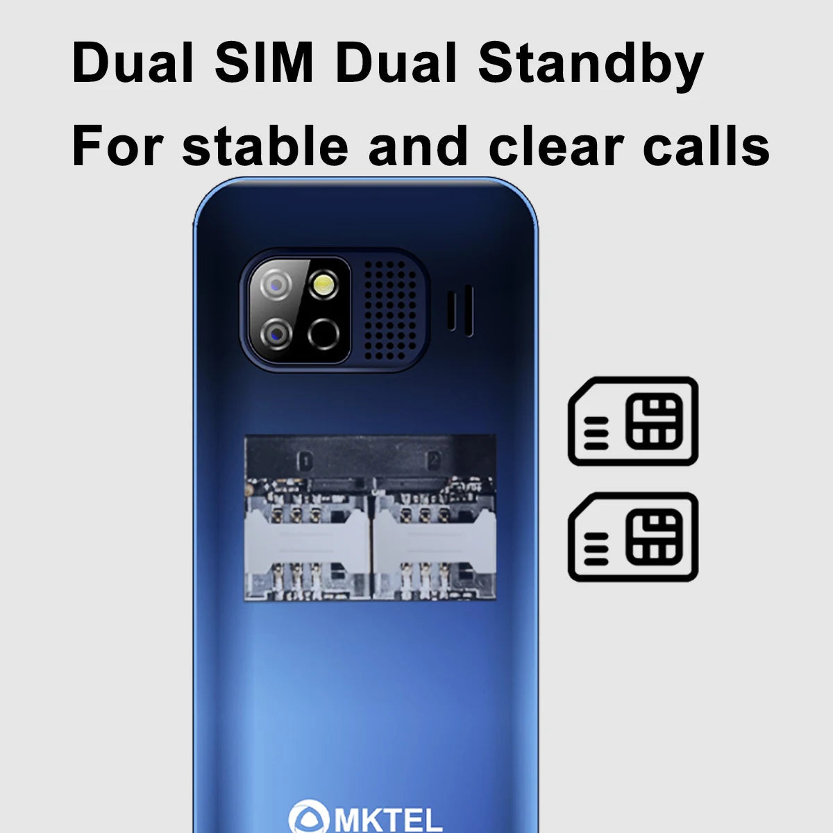 MKTEL OYE 3 Feature Phone - Essential Connectivity ryshop