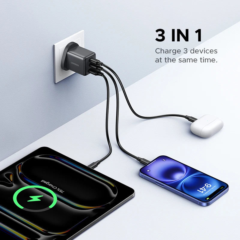 UGREEN 20W 30W GaN Mini PD 3.0 USB C Charger ryshop