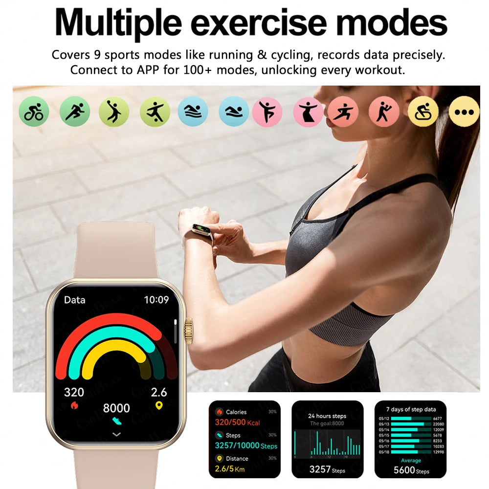 2025 New Smartwatch for Men and Women - Bluetooth Call & Sports Monitoring ryshop
