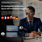 LIGE Smart Glasses Wireless Bluetooth Camera Control Sunglasses AI Intelligent Translation Audio Glasses Support 163 Languages ryshop