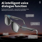LIGE Smart Glasses Wireless Bluetooth Camera Control Sunglasses AI Intelligent Translation Audio Glasses Support 163 Languages ryshop