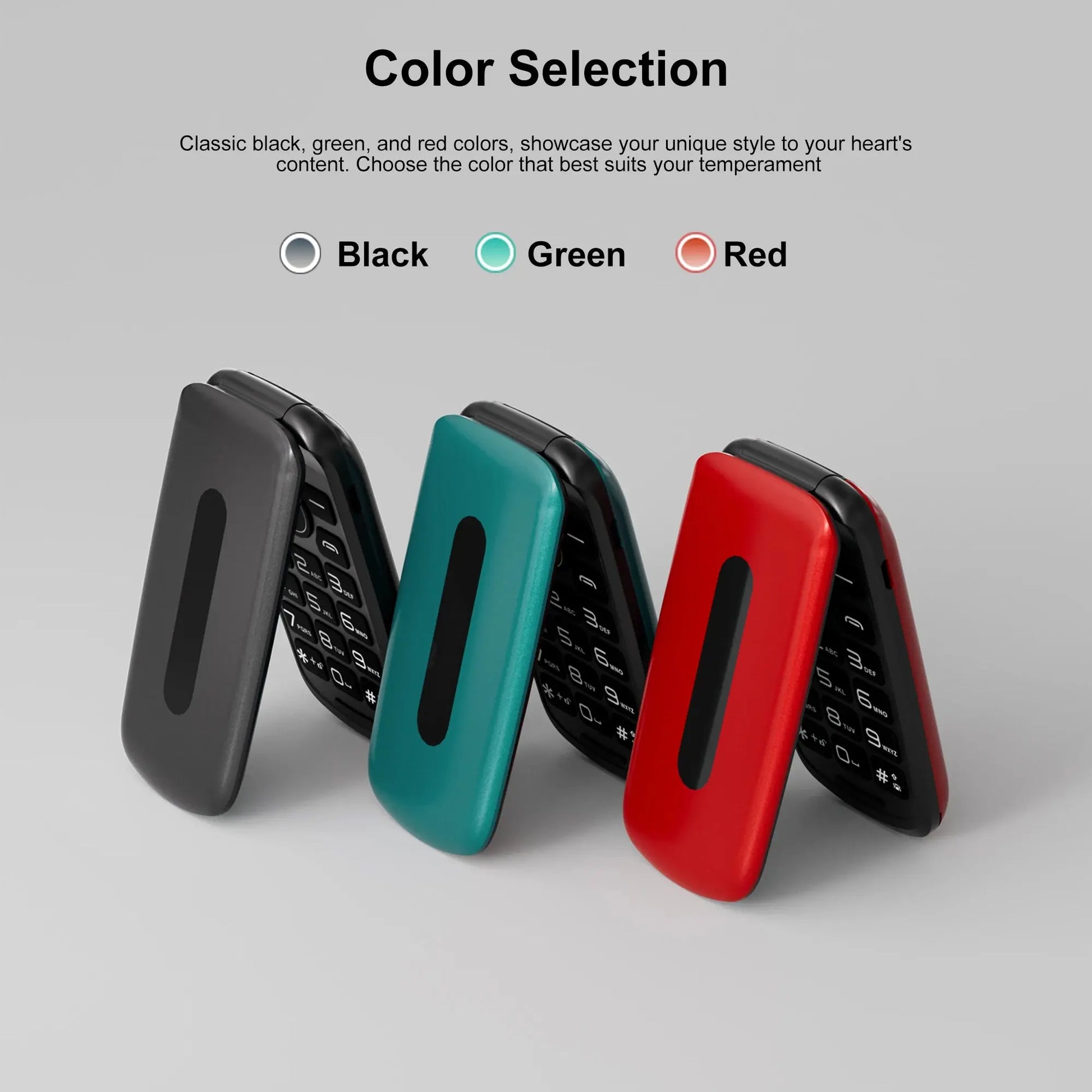 SERVO F4 Foldable Mobile Phone - Dual SIM with Call Recording ryshop