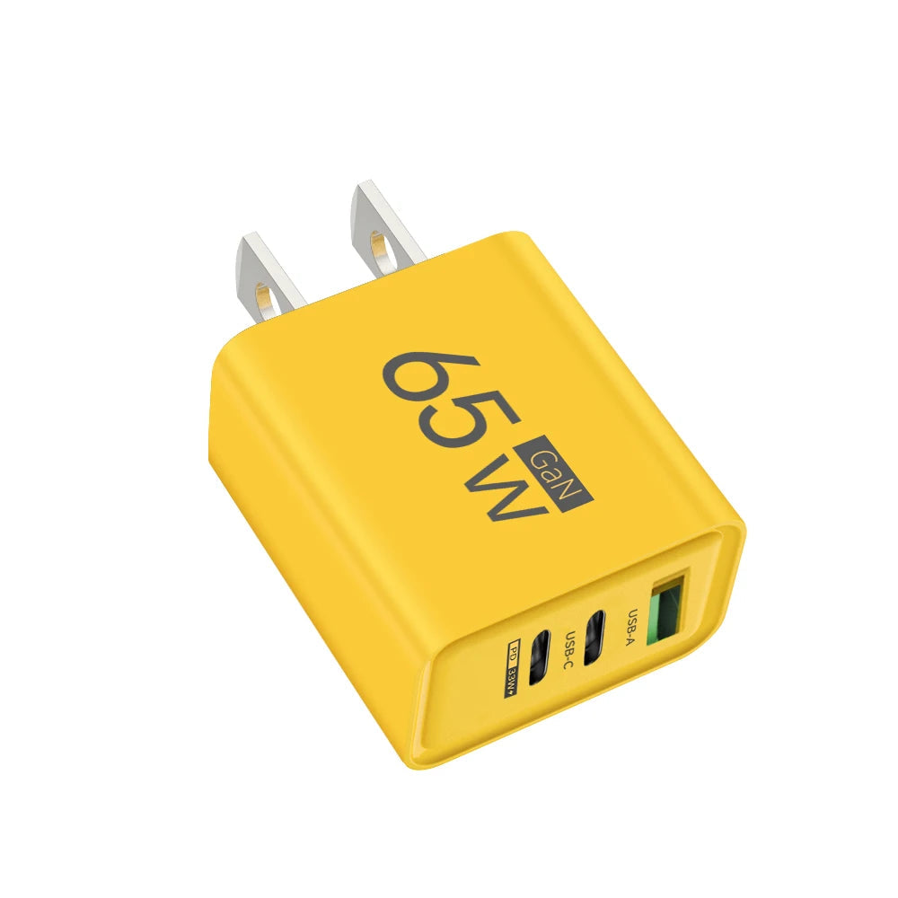65W GaN USB Fast Charging Type C PD Charger ryshop