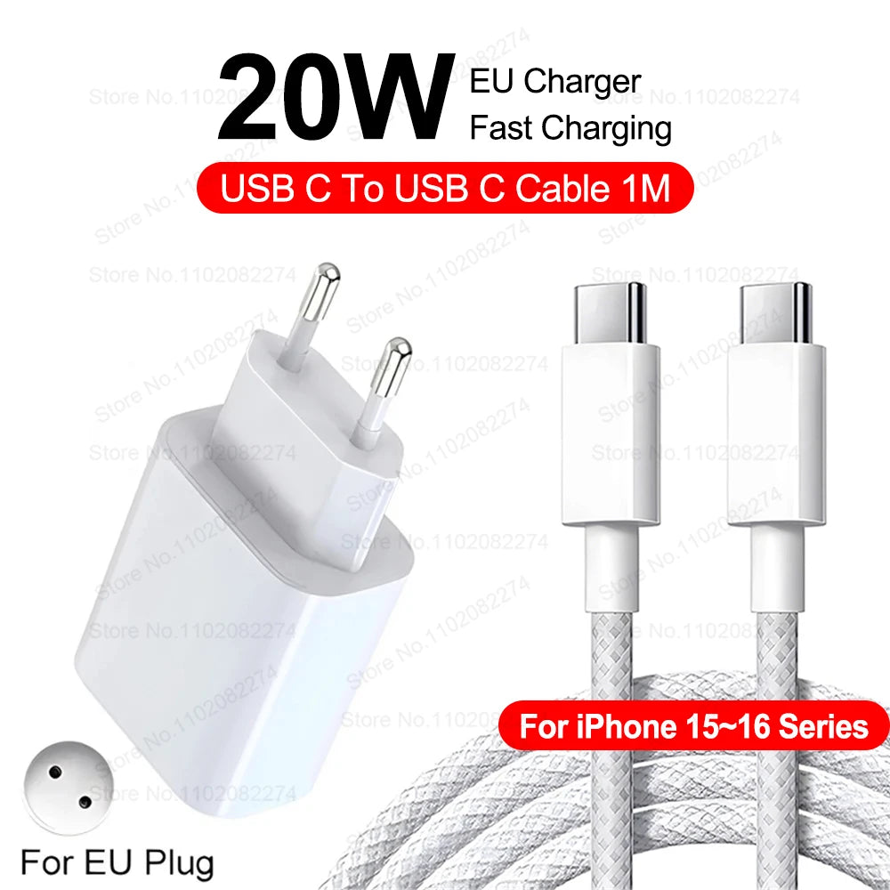GRATUIT 40W Fast Charger for iPhone Pro Max Series ryshop