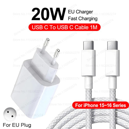 GRATUIT 40W Fast Charger for iPhone Pro Max Series ryshop