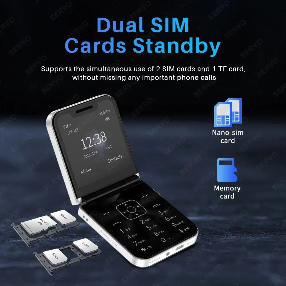 SERVO A50 PRO Foldable Mobile Phone ryshop