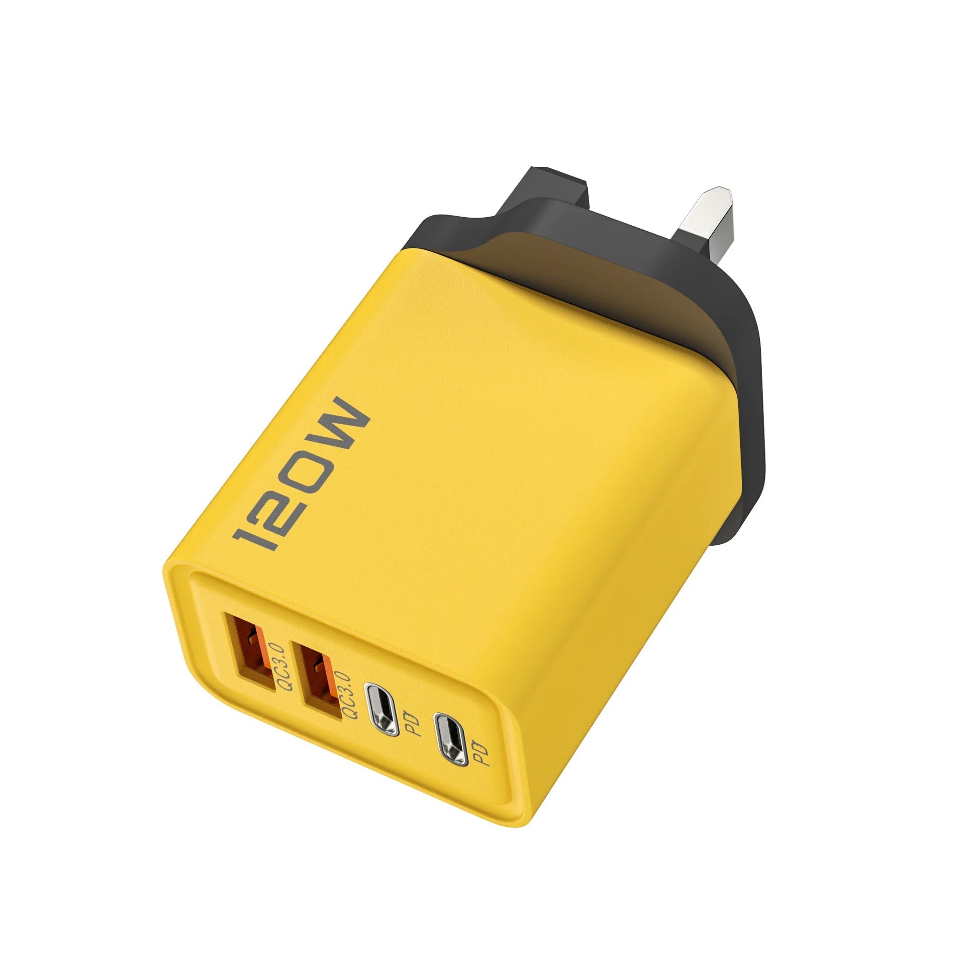 120W 4 Port USB Type C Charger - Fast Charging Adapter for All Devices ryshop